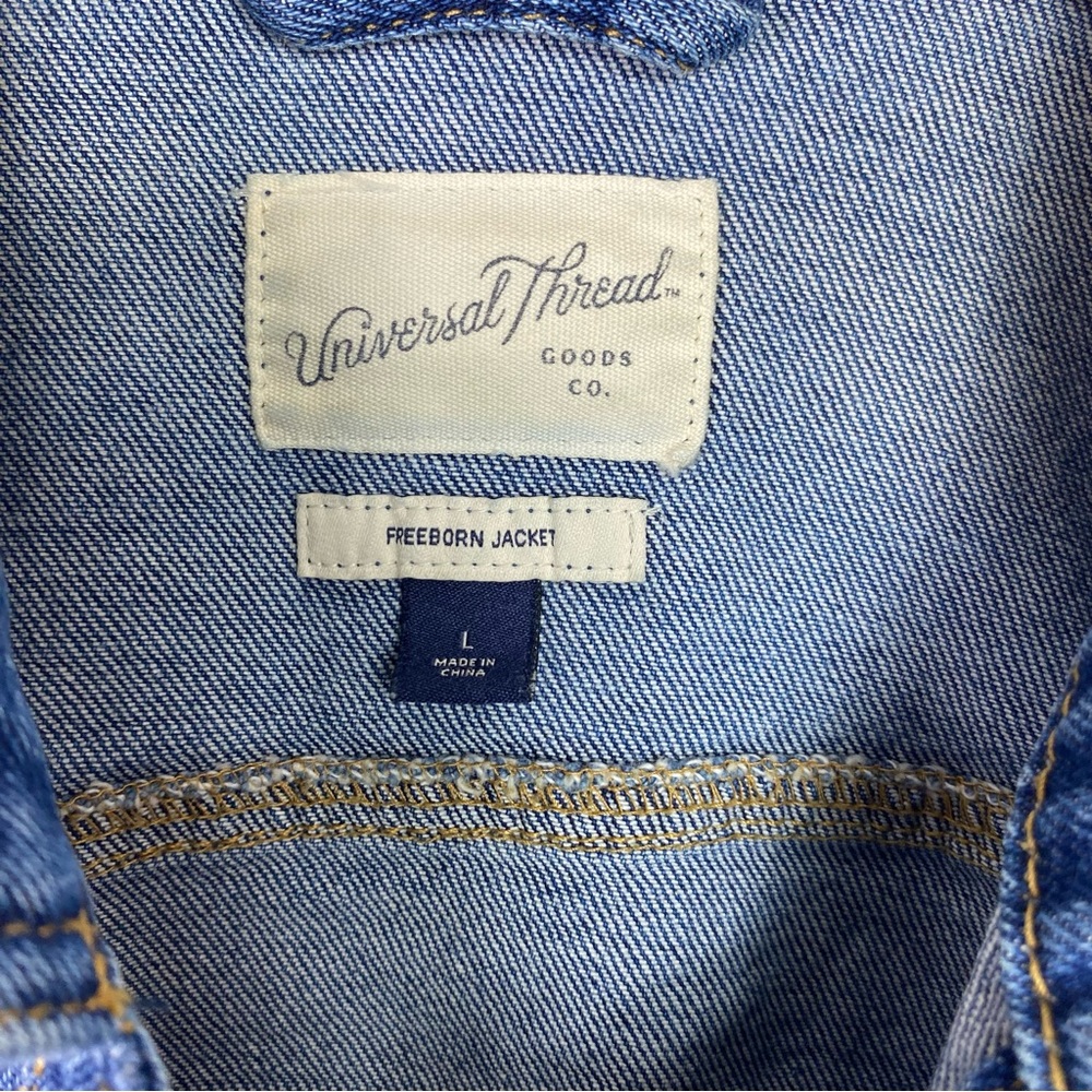 Universal Thread Freeborn Jacket Denim Jean Jacke… - image 8